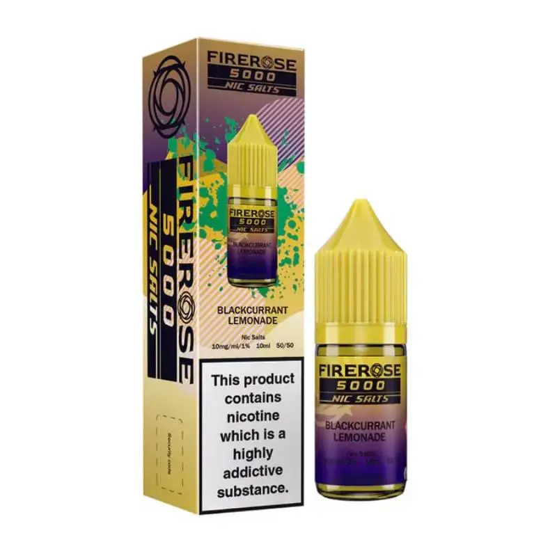 Blackcurrant Lemonade Nic Salt E-Liquid by Firerose 5000 Nic salt 10ml | 10mg